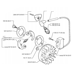 Ignition & Clutch for Husqvarna 322 L