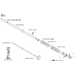 Shaft Assembly for Husqvarna 322R