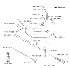 Shaft & Handle for Husqvarna 322 T