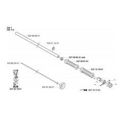 Shaft for Husqvarna 322 T