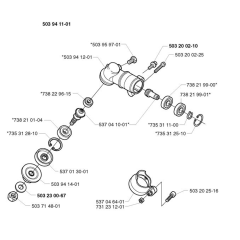Bevel Gear for Husqvarna 322 T