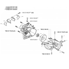Crankcase & Clutchdrum for Husqvarna