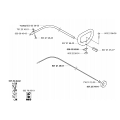 Shaft & Handle for Husqvarna 323 C