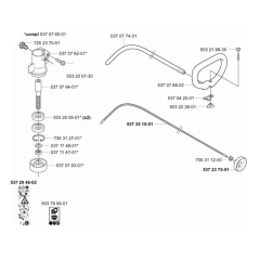 Bevel Gear & Shaft for Husqvarna