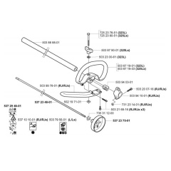 Shaft & Handle for Husqvarna 323 C