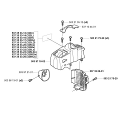Cover for Husqvarna 323 C