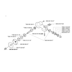 Bevel Gear for Husqvarna 323 E