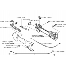 Handle for Husqvarna 323 E