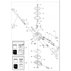 Carburetor for Husqvarna 323 EX