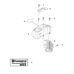 Cover for Husqvarna 323 EX