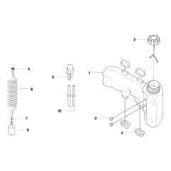 Fuel Tank Assembly for Husqvarna