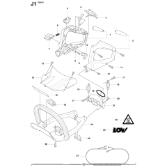 Handle & Controls for Husqvarna 323