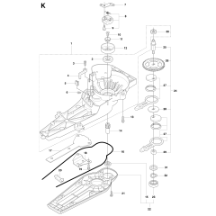 Gear Housing for Husqvarna 323 HD60