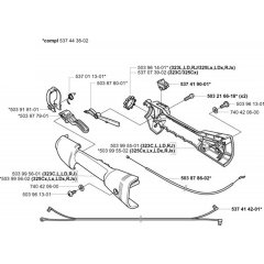 Handle & Controls for Husqvarna