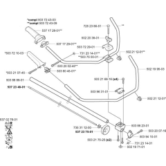 Shaft & Handle for Husqvarna 323 LD