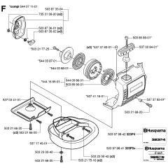 Starter Assembly for Husqvarna 323P