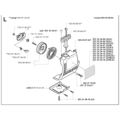 Starter Assembly for Husqvarna