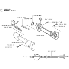 Handle & Controls for Husqvarna