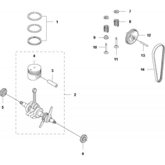 Piston & Crankshaft for Husqvarna