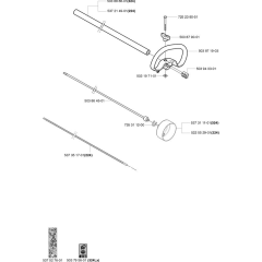 Shaft & Handle for Husqvarna