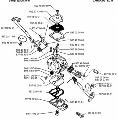 Carburetor for Husqvarna 325 E