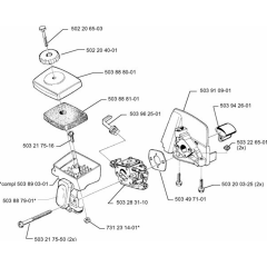 Carburetor & Air Filter for Husqvarna