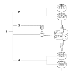 Crankshaft Assembly for Husqvarna