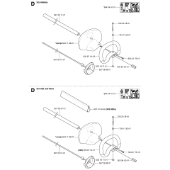 Shaft & Handle Assembly for Husqvarna