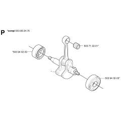 Crankshaft Assembly for Husqvarna