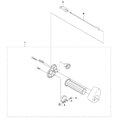 Handle Assembly for Husqvarna 325 HE3