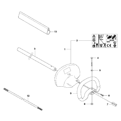 Handle 2 Assembly for Husqvarna