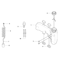Fuel Tank Assembly for Husqvarna