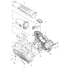 Chassis for Husqvarna 325iB