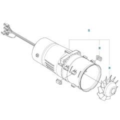 Fan for Husqvarna 325iB