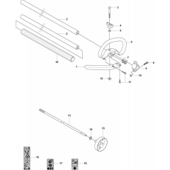 Shaft & Handle for Husqvarna 325 LDx