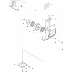 Starter for Husqvarna 325 LDx