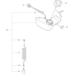 Fuel Tank for Husqvarna 325 LDx