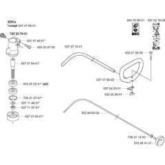 Bevel Gear & Shaft for Husqvarna