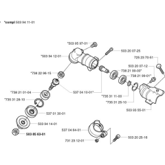 Bevel Gear for Husqvarna 325 LXT