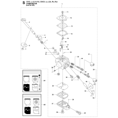 Carburetor for Husqvarna 325RX