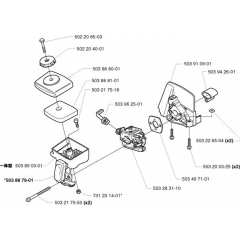 Carburetor & Air Filter for Husqvarna