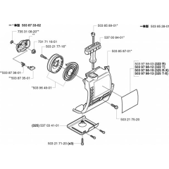 Starter for Husqvarna 325 TX