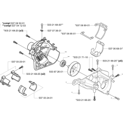 Crankcase for Husqvarna 326 C