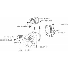Cover for Husqvarna 326 C