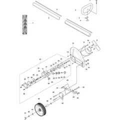 Shaft & Handle for Husqvarna 326 ES
