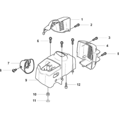Cover for Husqvarna 326 ES