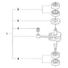 Crankshaft Assembly for Husqvarna