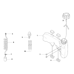 Fuel Tank Assembly for Husqvarna