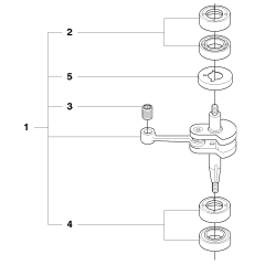 Crankshaft Assembly for Husqvarna