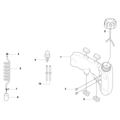 Fuel Tank Assembly for Husqvarna